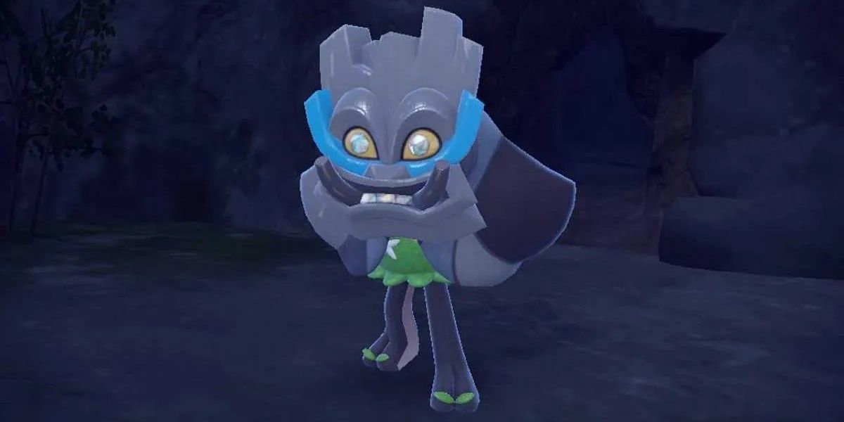 Would Ogerpon look like this without the mask it wears? Although it's mask  might make it intimidating, it's actually quite a cute Pok