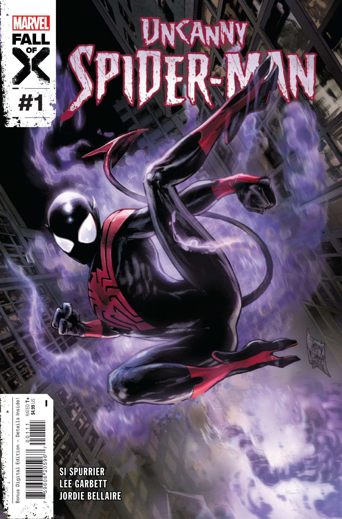 Uncanny Spider-Man #1 ACover by Tony Daniel and Sonia Oback