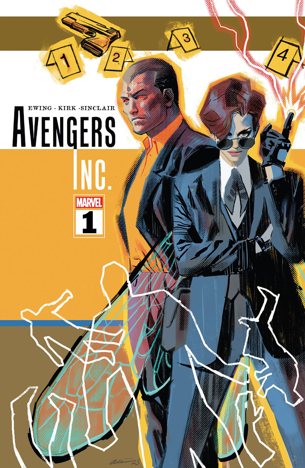 Cover A of Avengers Inc. #1