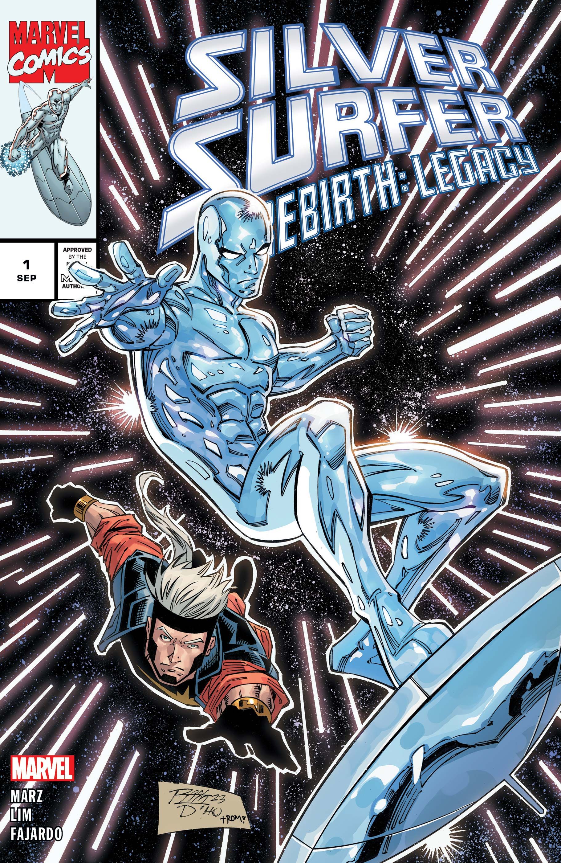 Cover A of Silver Surfer Rebirth Legacy #1