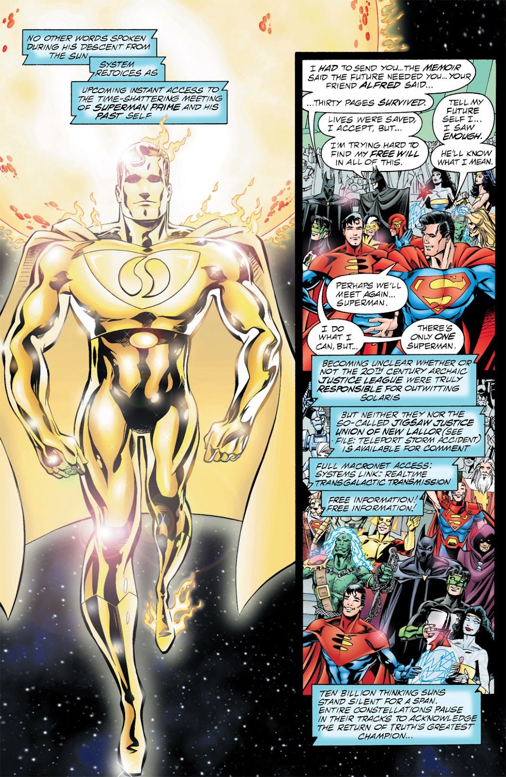 25 Years, DC's Superheroes Traveled to the 853rd Century for DC One Million