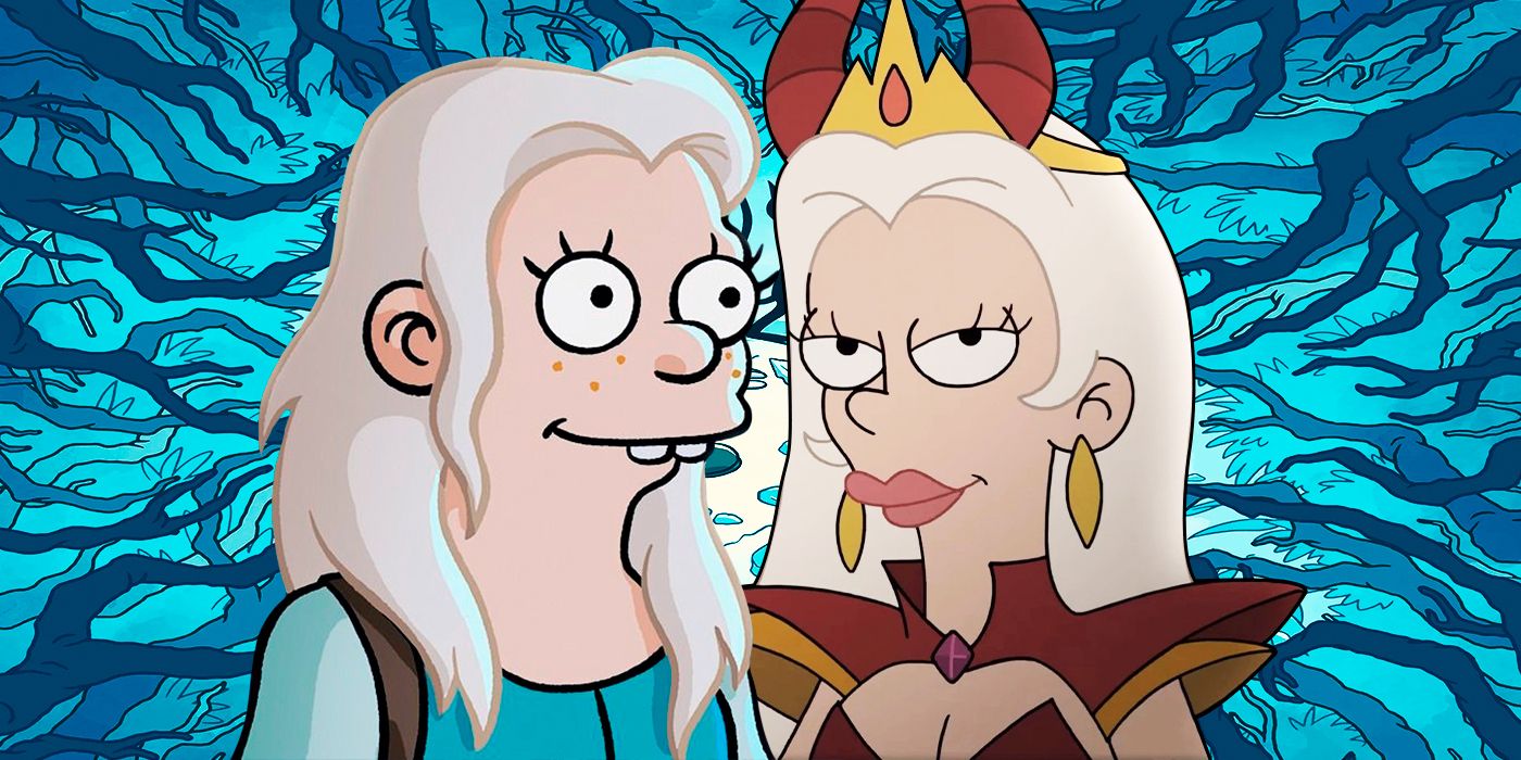 Disenchantment TV Series - Bean and her mother, side by side