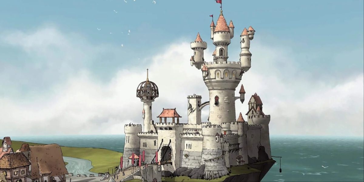 An overall view of Disenchantment's Dreamland Castle