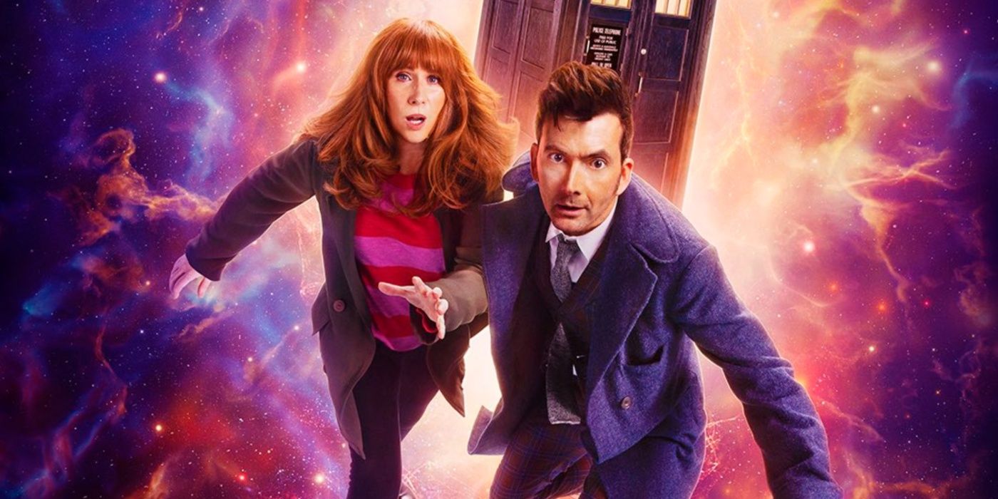 The Fourteenth Doctor and Donna Noble in the Doctor Who 60th Anniversary Specials.