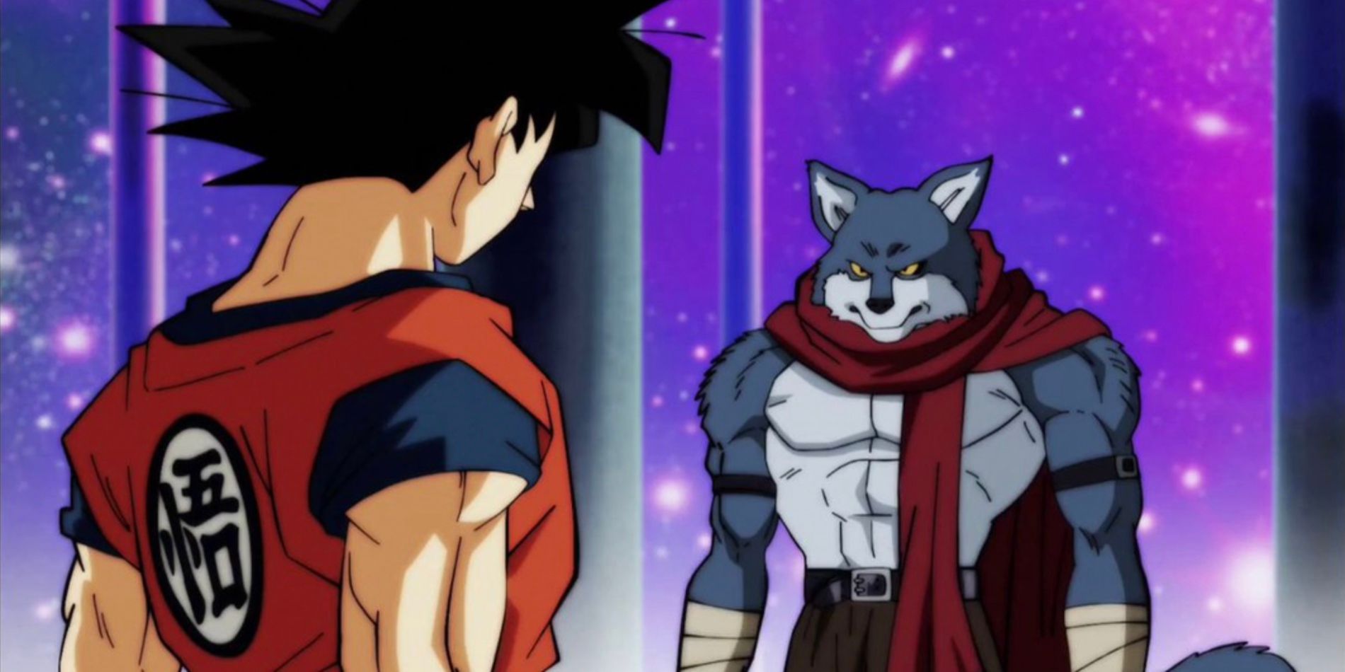 Goku fights Bergamo in the Zeno Expo in Dragon Ball Super episode 81