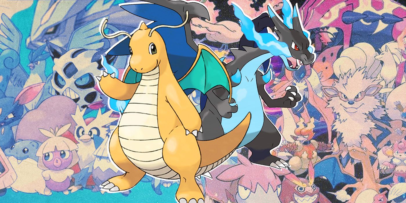 Dragonite and M Charizard