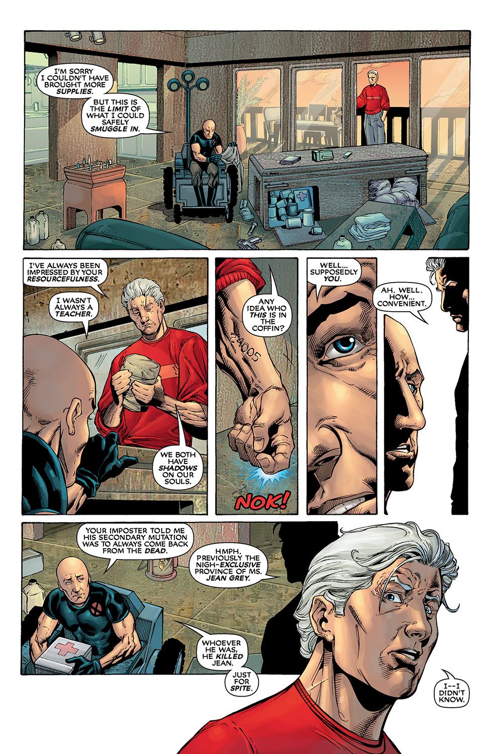 Magneto reveals that he was NOT Xorn