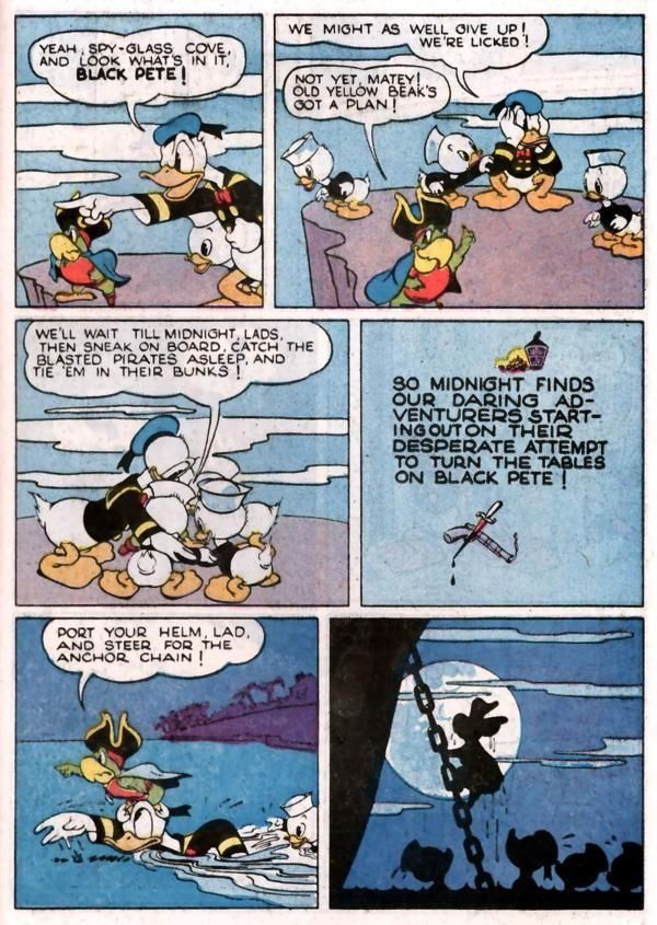 Huey, Dewey & Louie Filled in for Mickey, Pluto & Goofy in Their 1st Comic