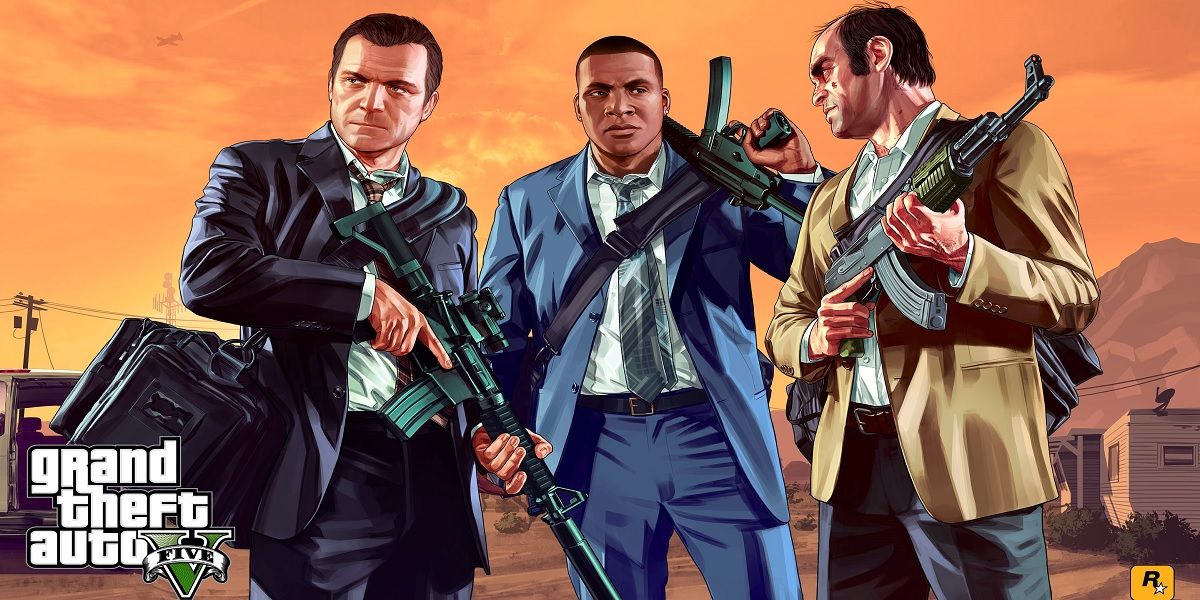 Official art for Grand Theft Auto V