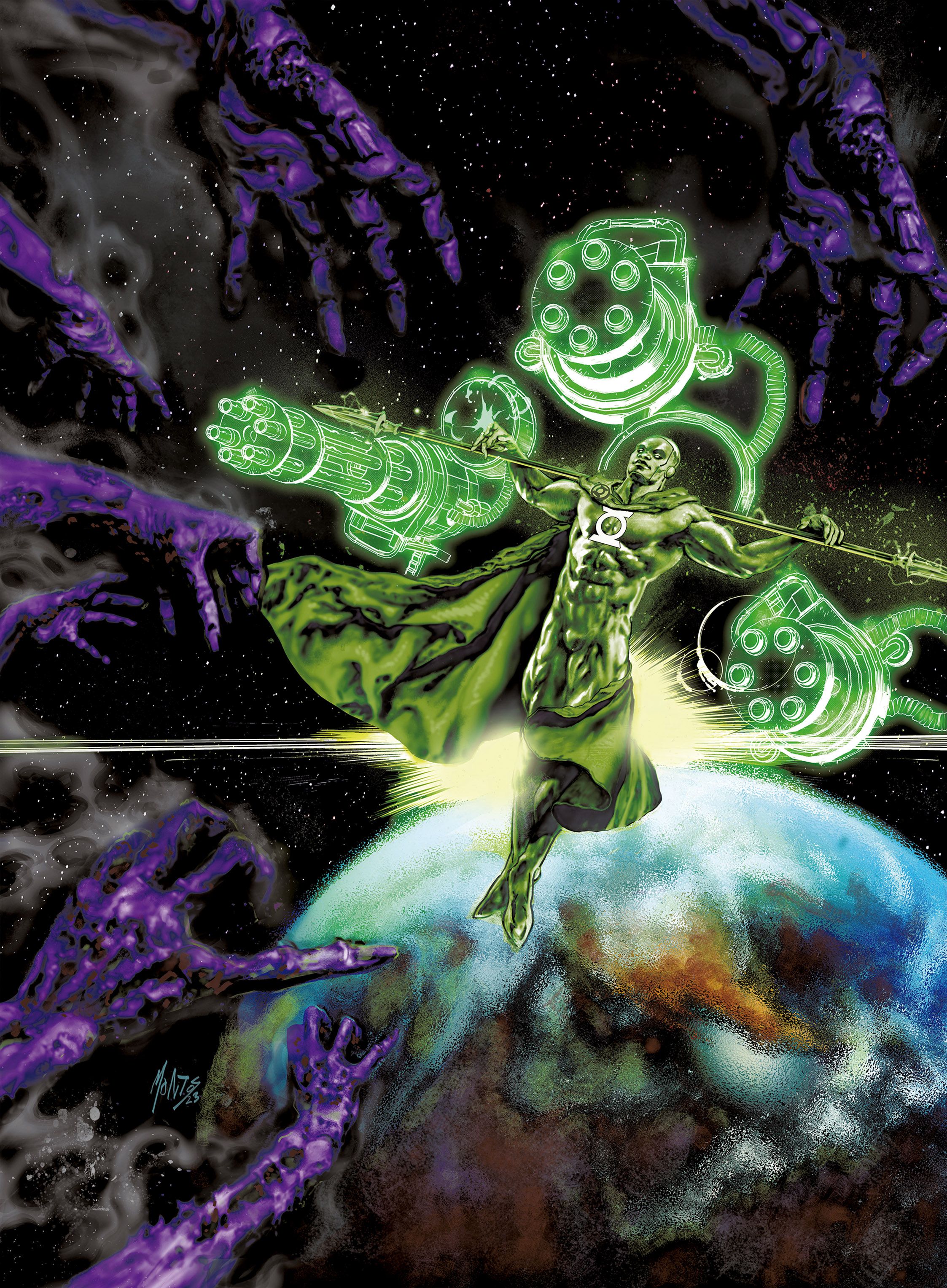Green Lantern War Journal 4 1-50 Variant (Montos)
