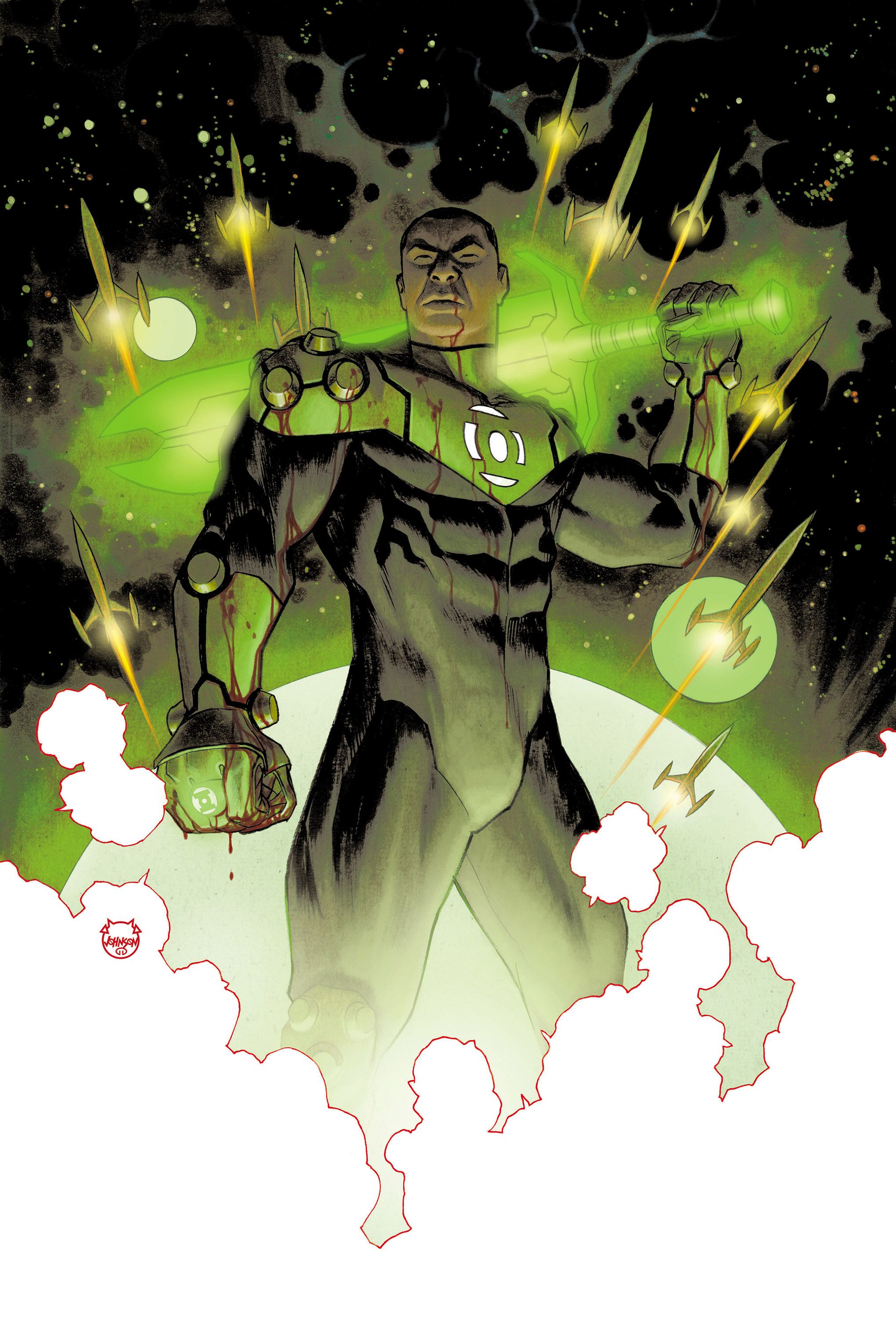 Green Lantern War Journal 4 Open To Order Variant (Johnson)