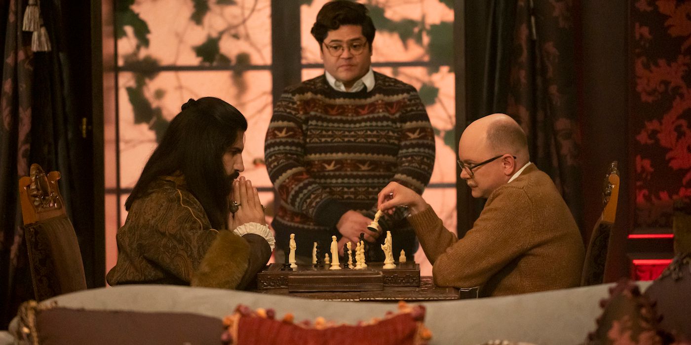 What We Do in the Shadows has Nandor playing chess with Colin