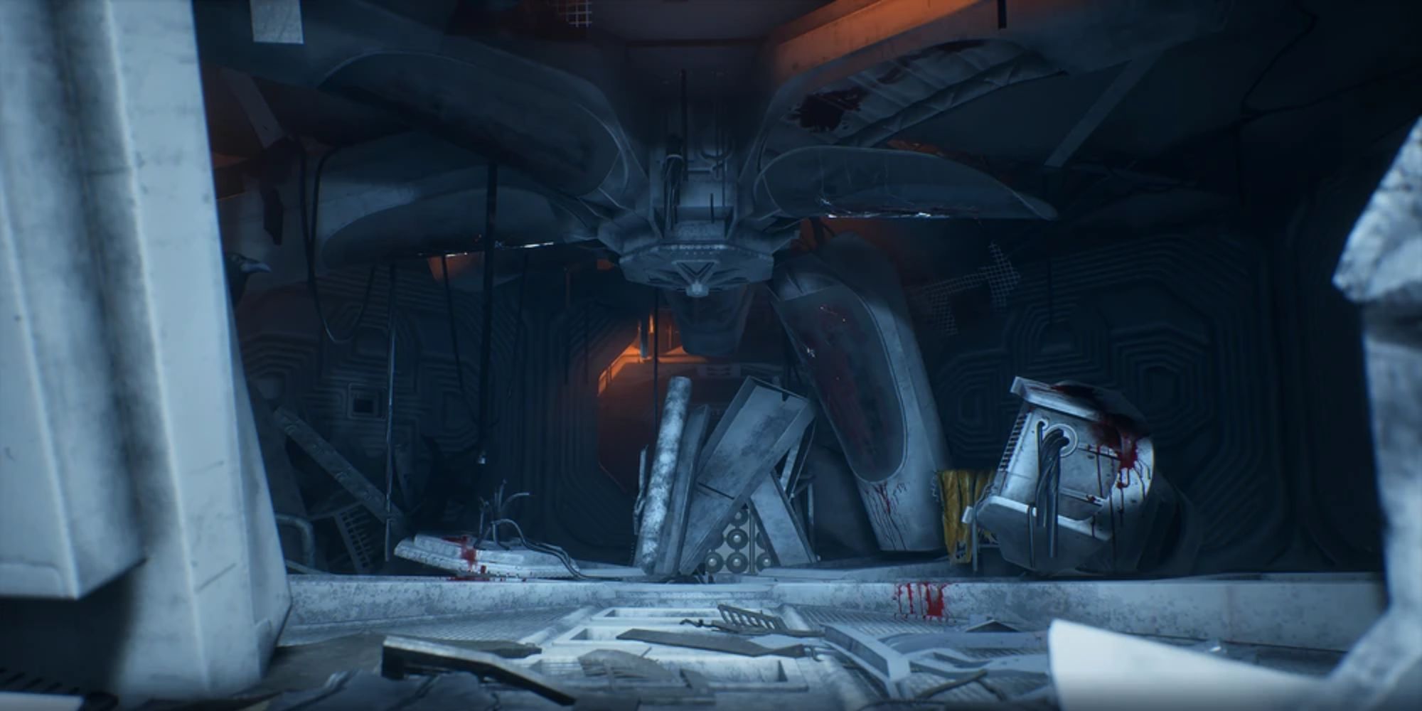 Nostromo Wreckage Dead By Daylight Cryo Room in the ship wreckage of the nostromo Alien Dead By Daylight Chapter 29 DLC