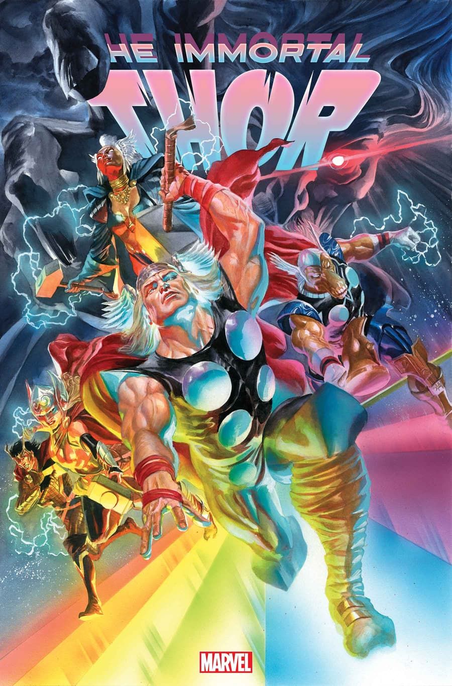 Arte da capa de Immortal Thor #5 por Alex Ross
