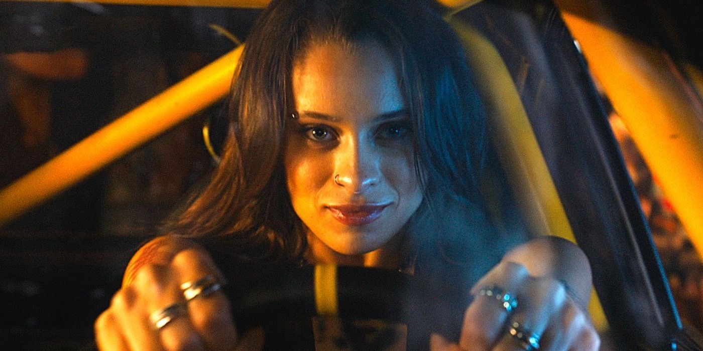 Daniela Melchior as Isabella Neves drives in Fast X