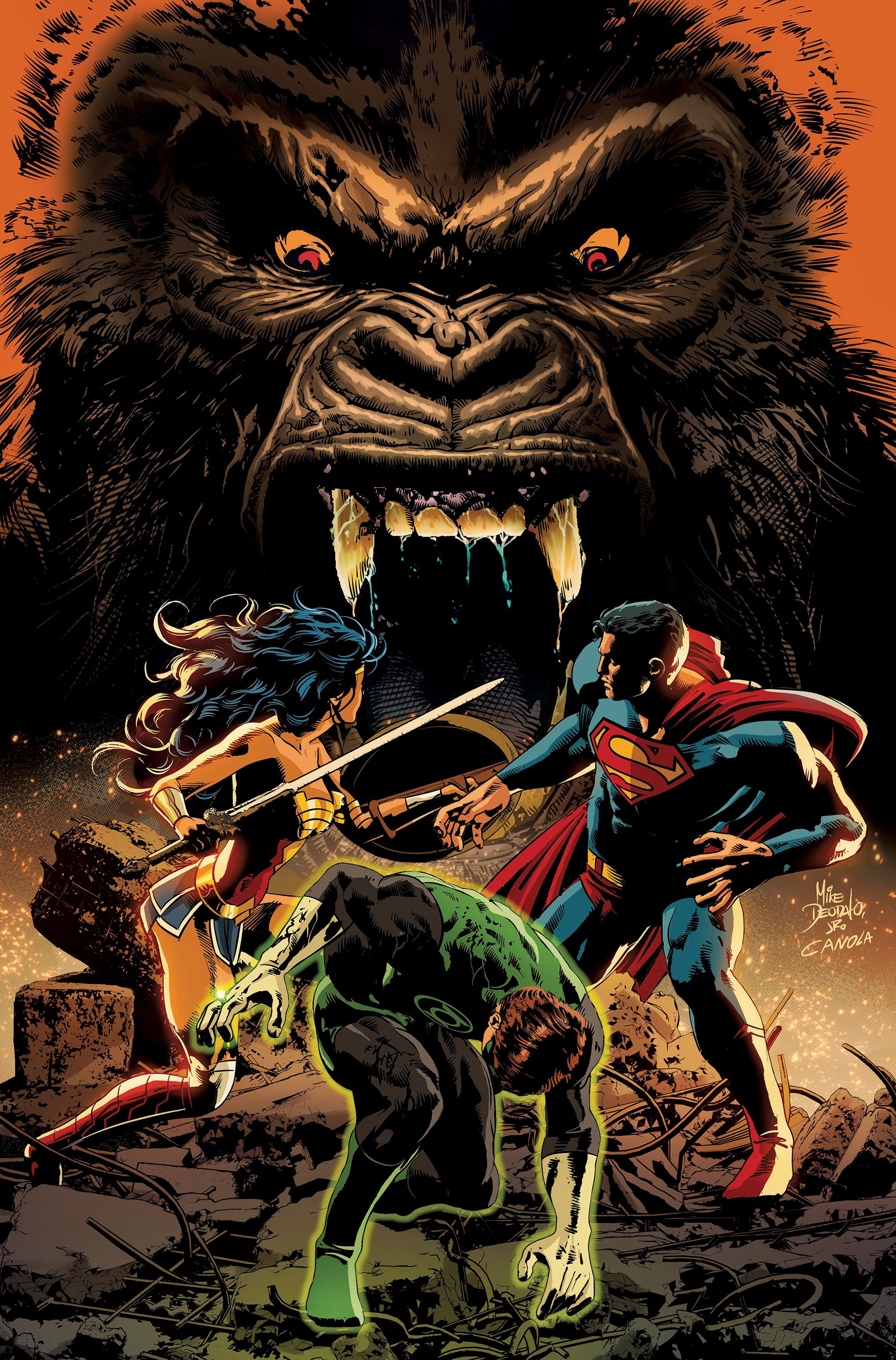 Justice League vs Godzilla vs Kong 3 Open to Order Variant (Deodato Jr)