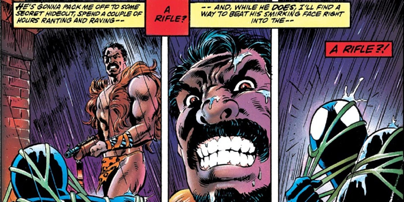 The lettering on Kraven's Last Hunt is iconic