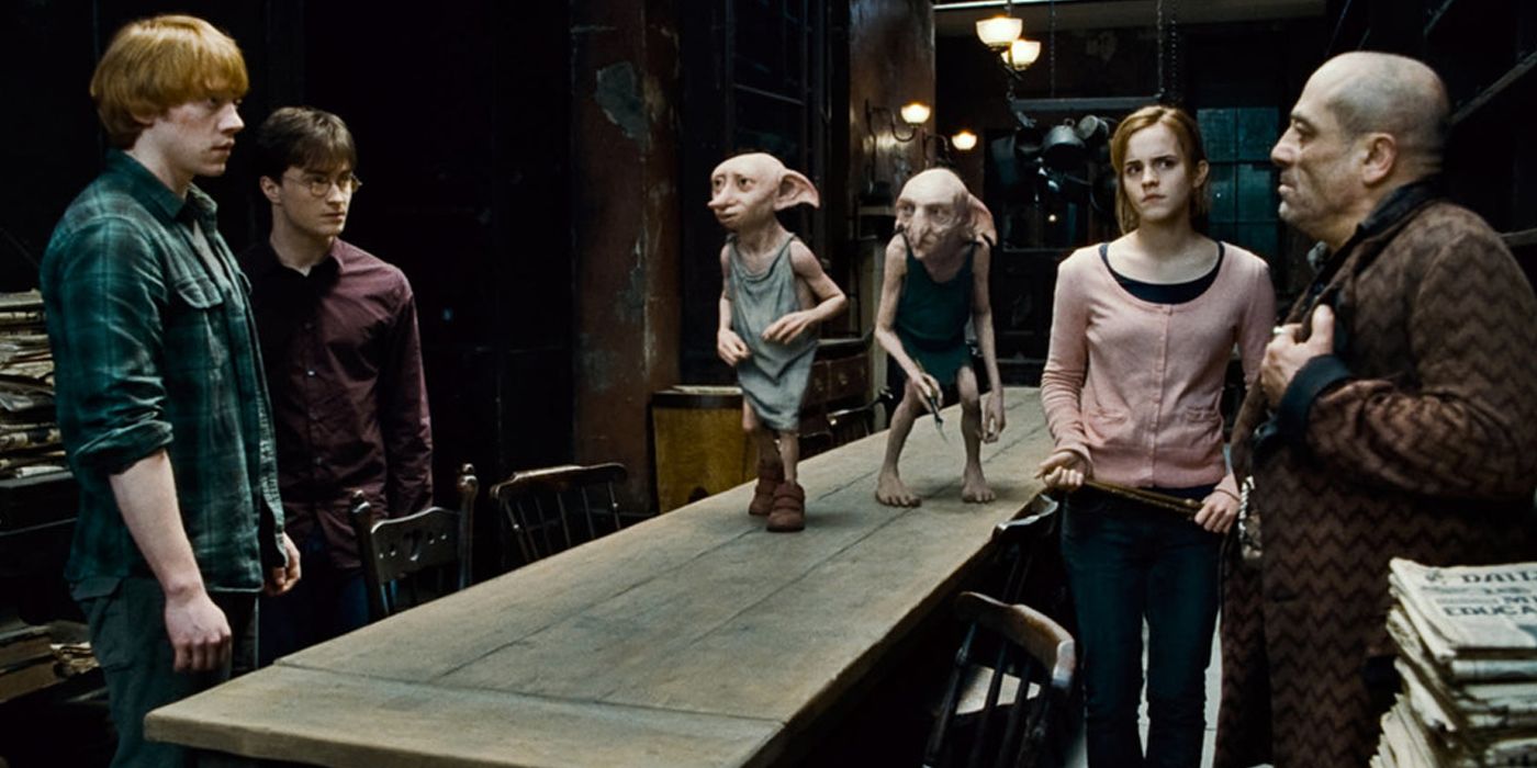 Kreacher and Dobby help Harry and his friends in The Deathly Hallows Pt 1