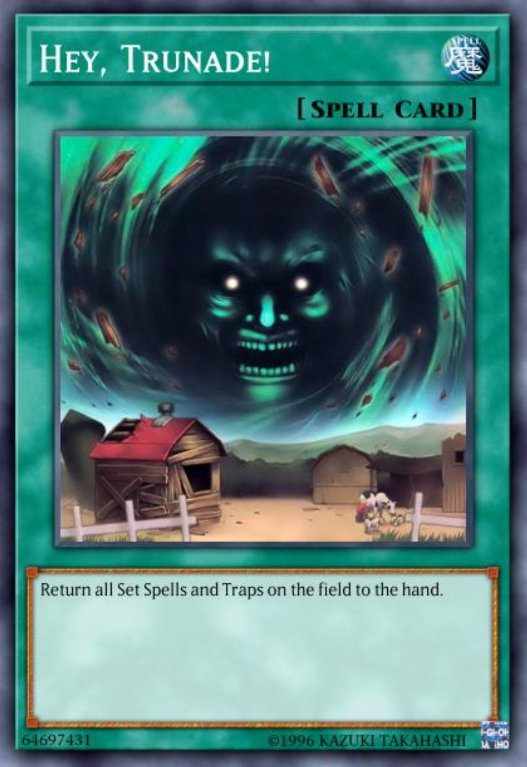 The Hey, Trunade! Magic card from YuGiOh! Duel Links