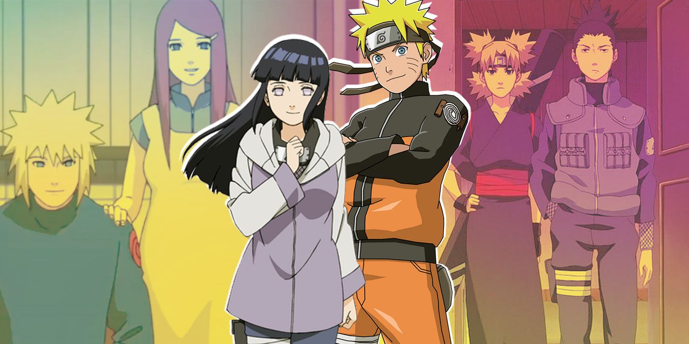 Naruto and Hinata, Kushina and Minatio, Shikamaru and Temari