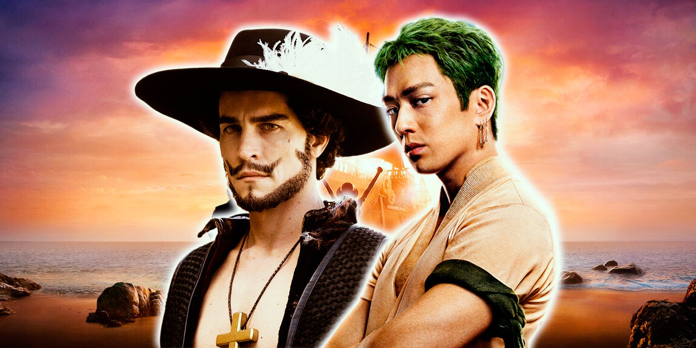 Zoro vs Mihawk, esse adaptação ficou show . . . #onepieceedit #netfli