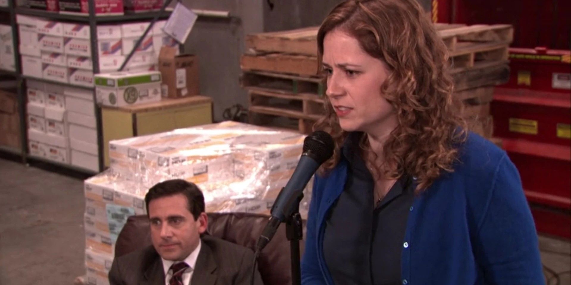 Pam roasts Michael in the Office