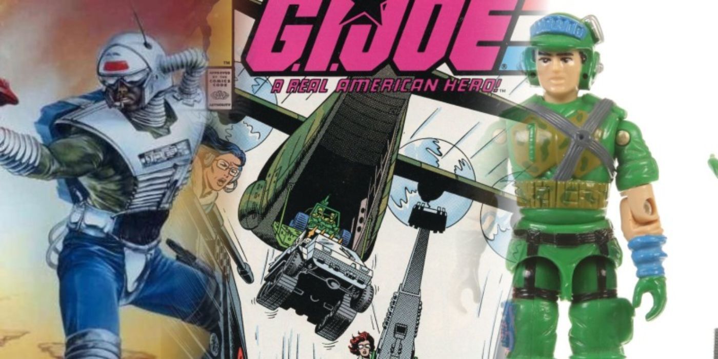GI Joe Battle Force 2000 toys amid their comic book debut.