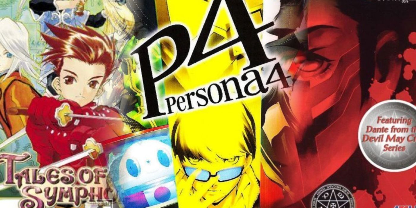 A split image of Persona 4, Shin Megami Tensei III, and Tales of Symphonia. 