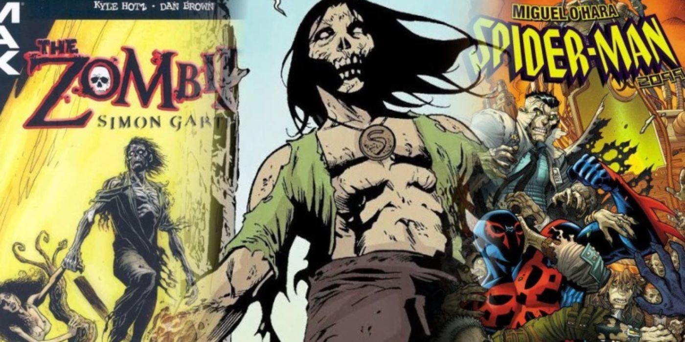 Images of The Zombie, a Marvel Comics character.