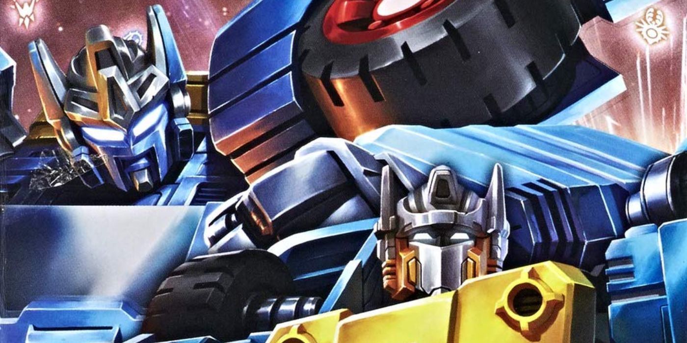 Arte para Punch e Counterpunch da linha de brinquedos Transformers: Power of the Primes.