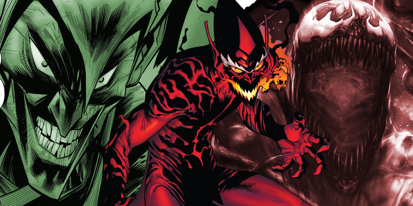 Red Goblin with Carnage and Green Goblin's faces
