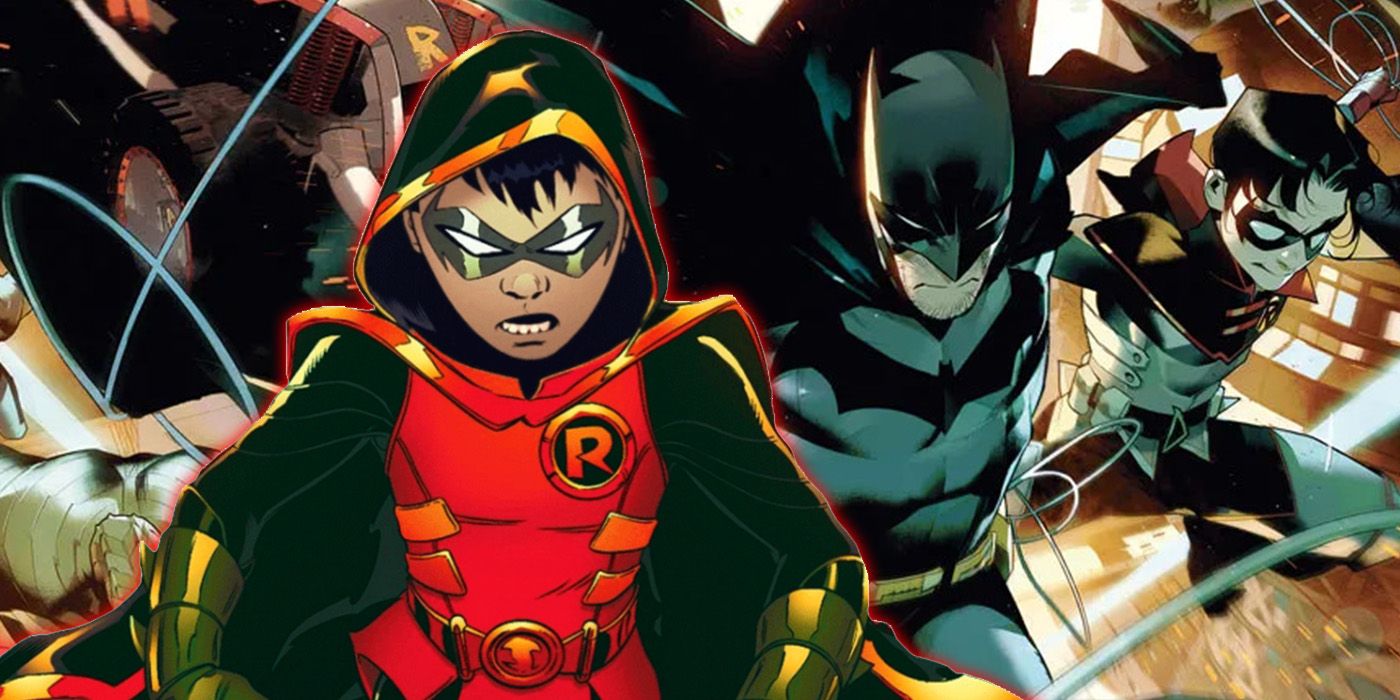 classic Damian Wayne and the new Batman and Robin 2023 comic series