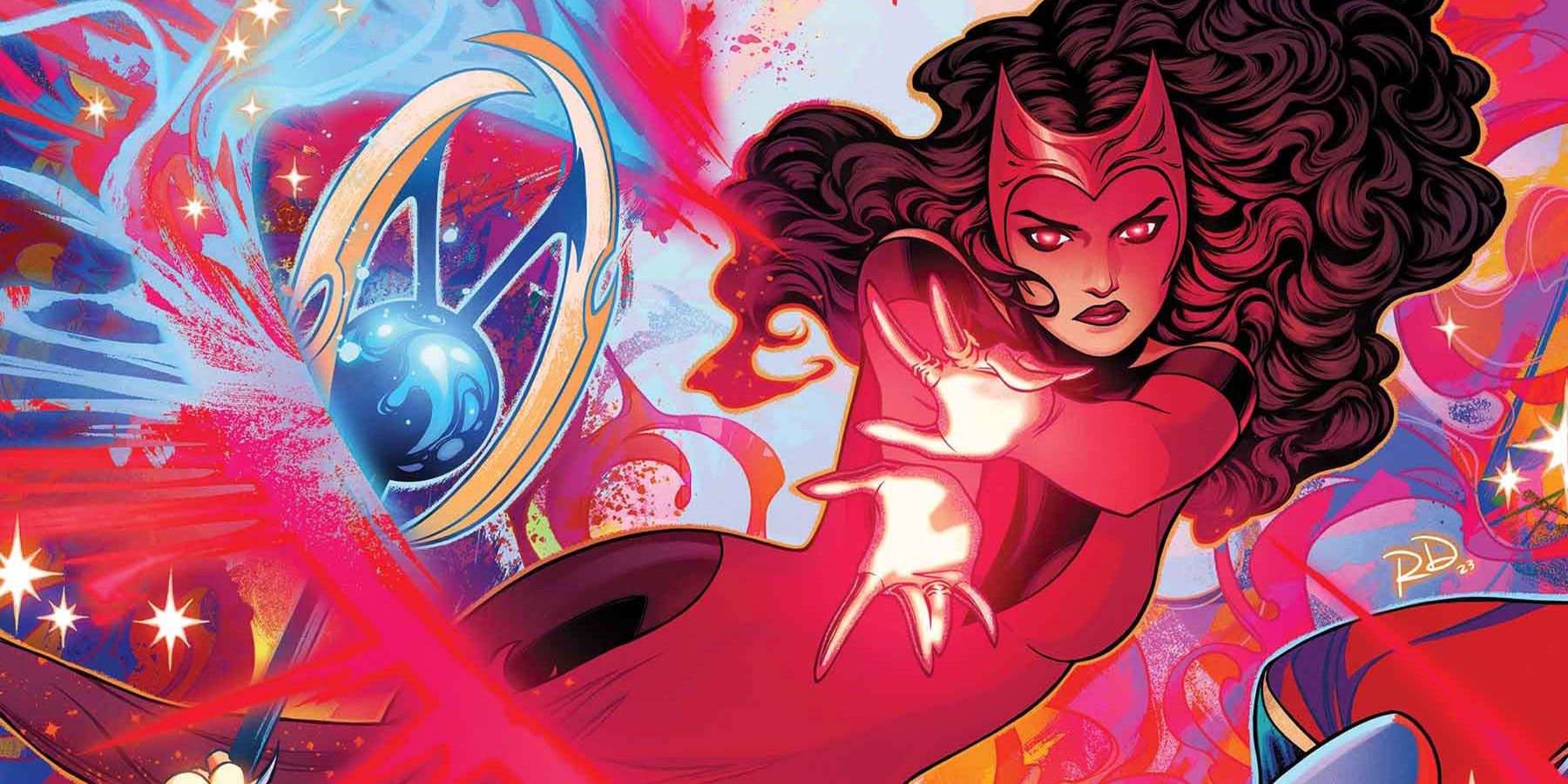 The cover of Scarlet Witch #10 in Marvel Comics.