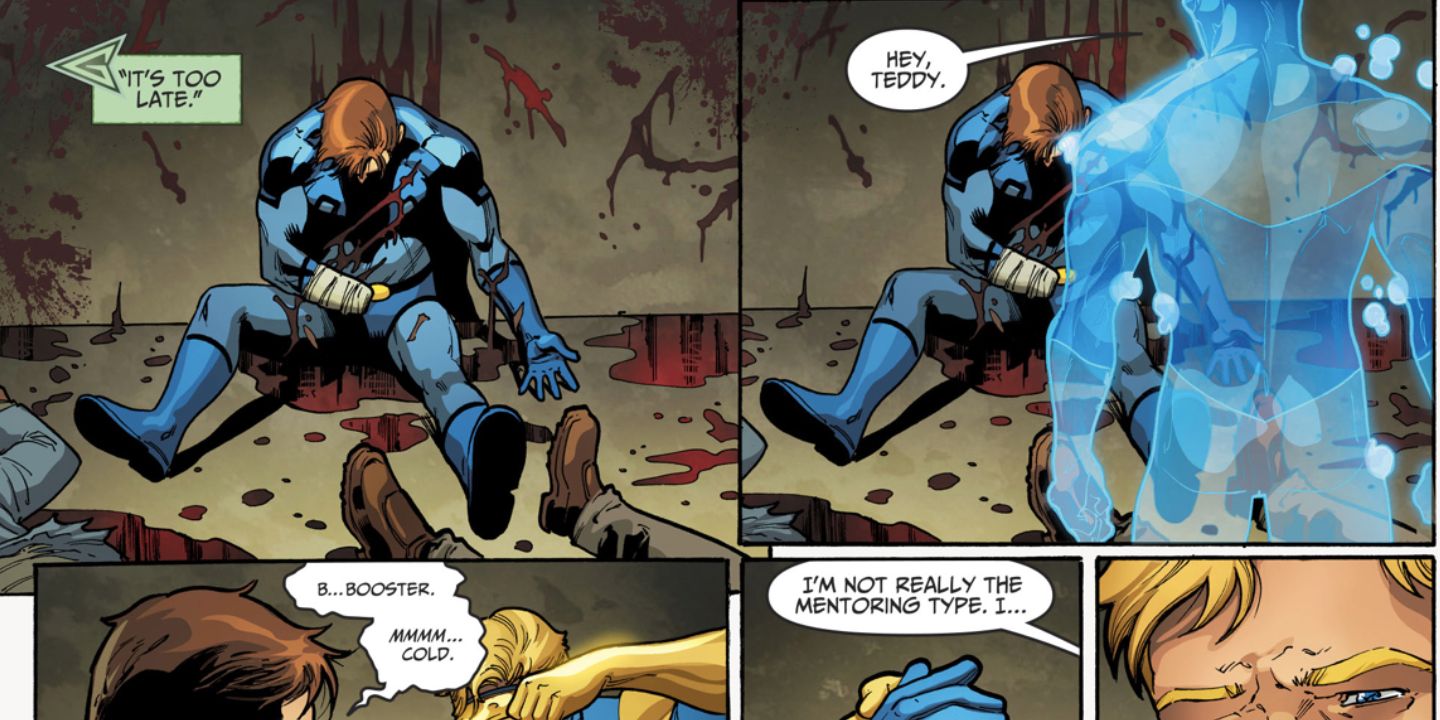 Death of Ted Kord in Injustice II universe from DC Comics