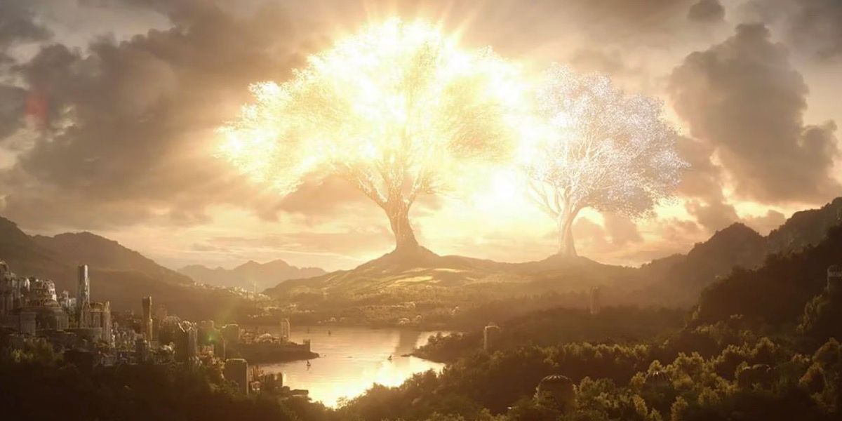 Laurelin and Telperion, the Two Trees of Valinor