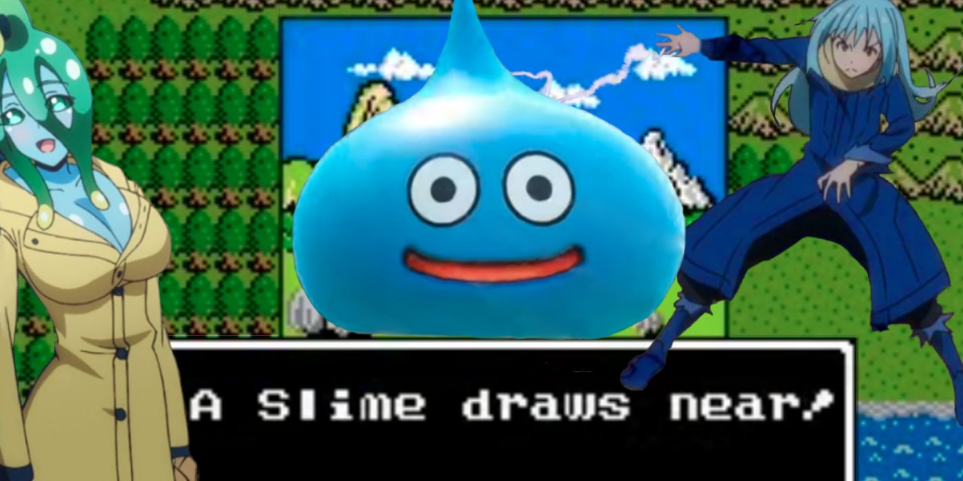 A feature image of Dragon Quest slime, Rimiru and Suu from Monster Musume.