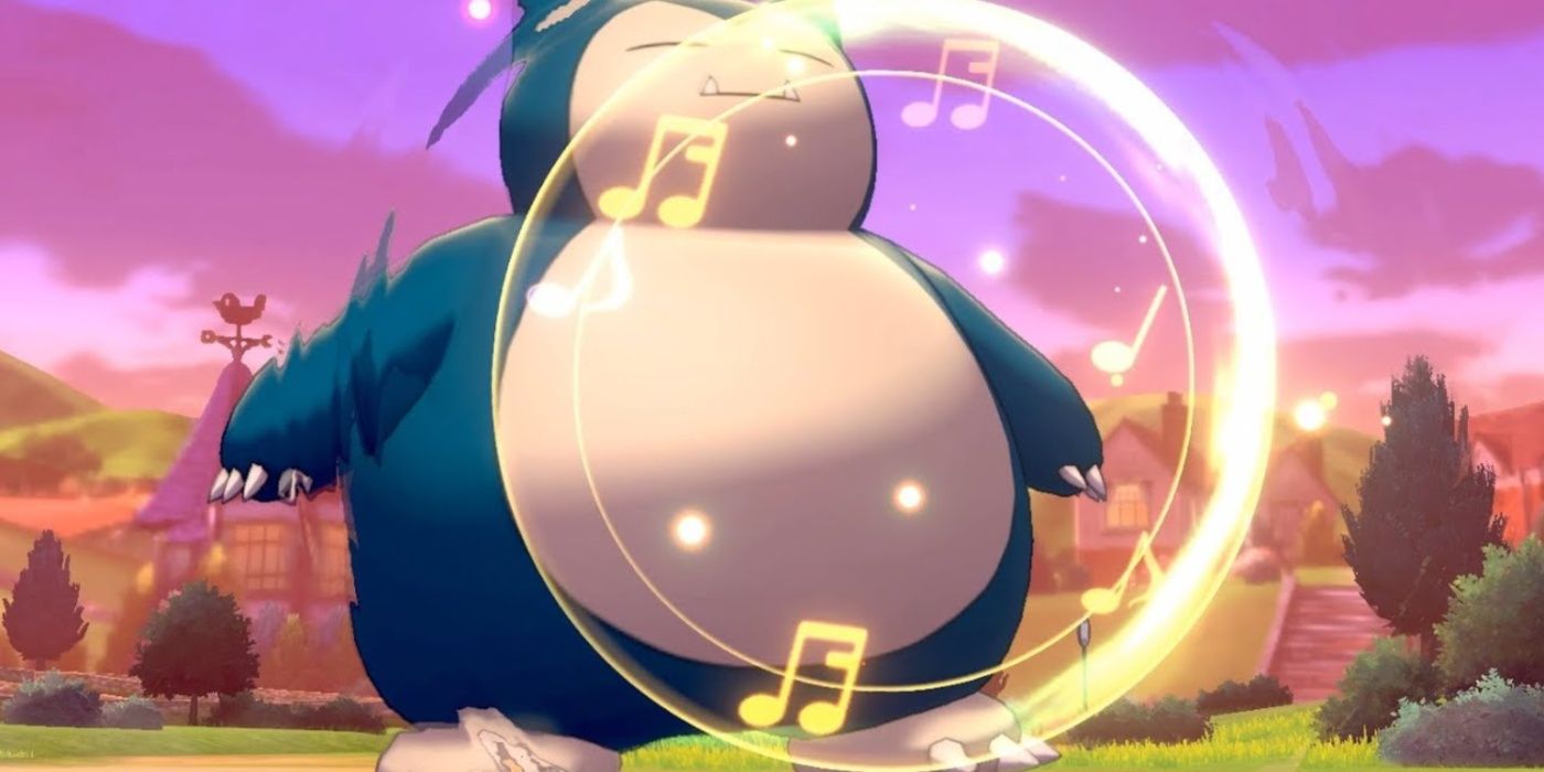 A Snorlax using Belly Drum in the Nintendo Switch Pokémon games.