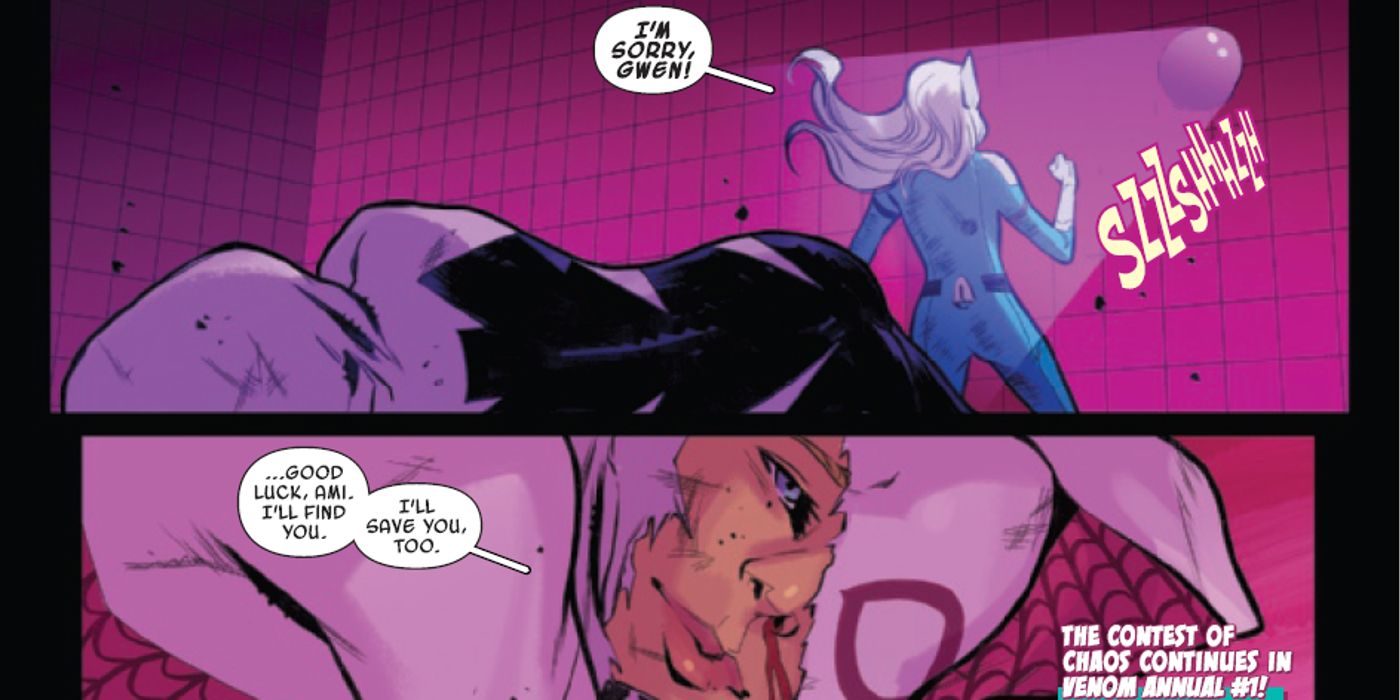 Spider-Gwen & White Fox Vs. Agatha Harkness In Contest Of Chaos