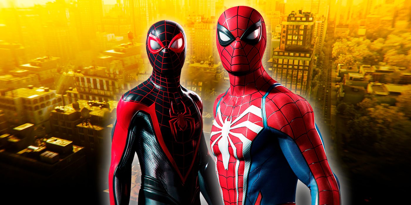 Spider-Man 2' Spider-Man and Miles Morales