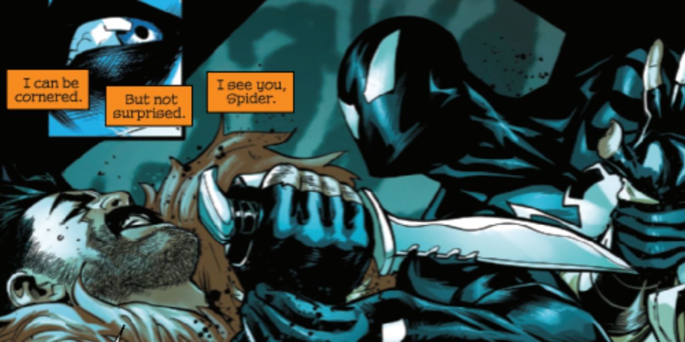 Homem-Aranha confronta Kraven, o Caçador em Amazing Spider-Man #33 Marvel Comics