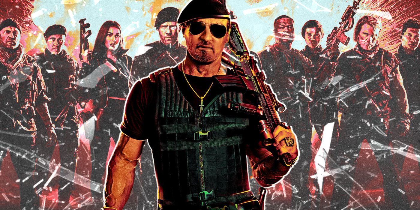 Stallone and the Expendables 4 characters