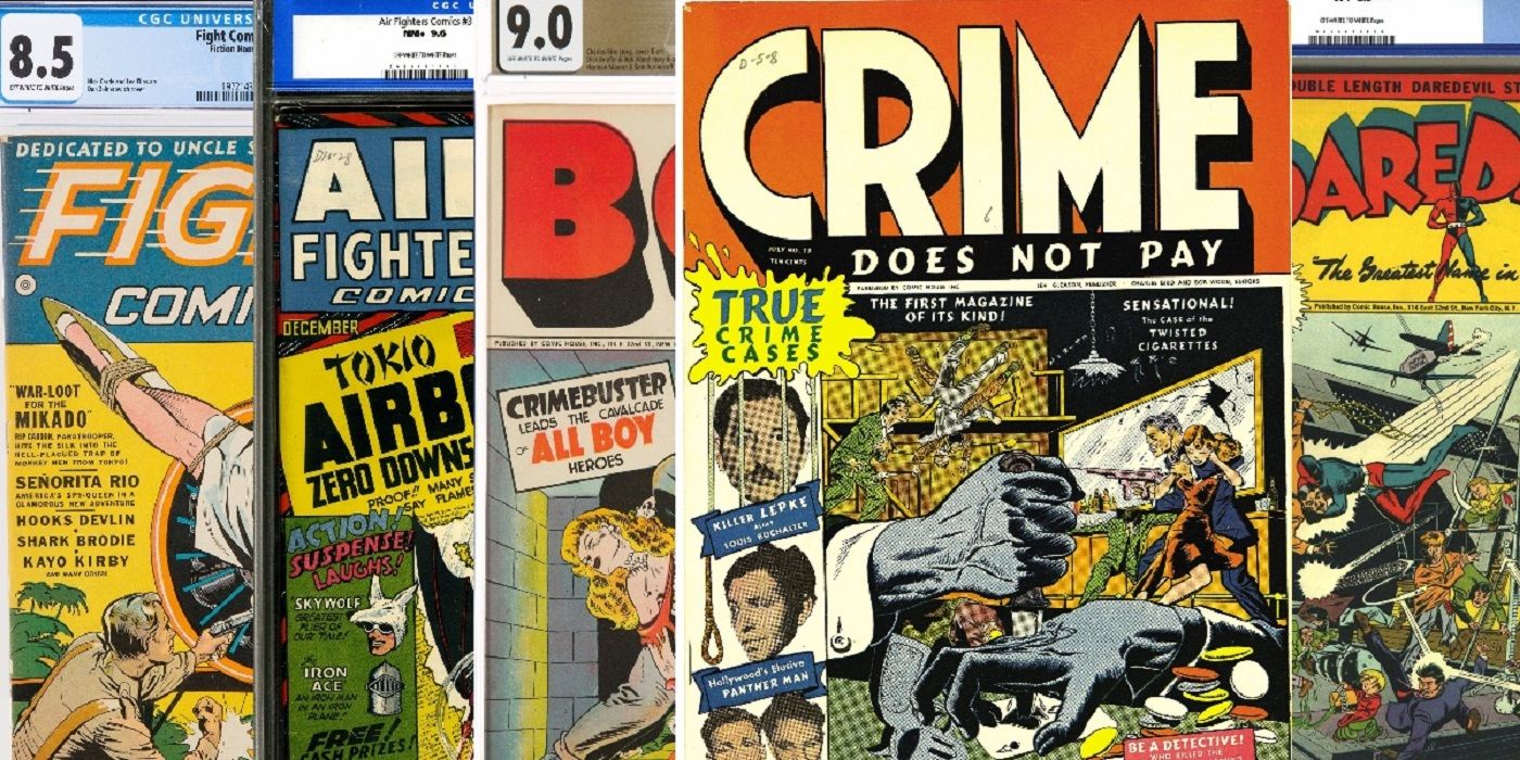 Some of the comics stolen from James Strand's collection