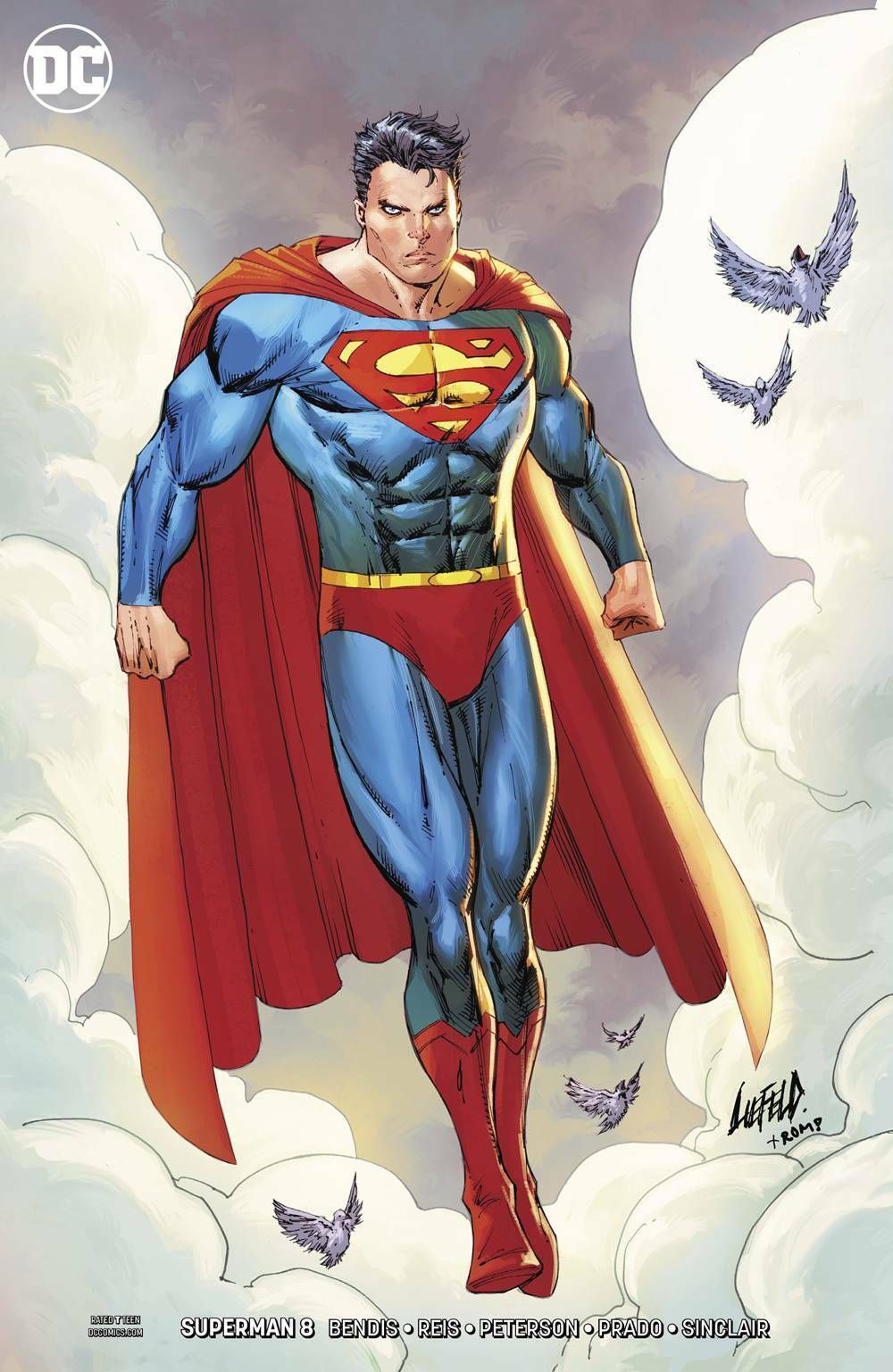 Rob Liefeld desenhando o Super-Homem