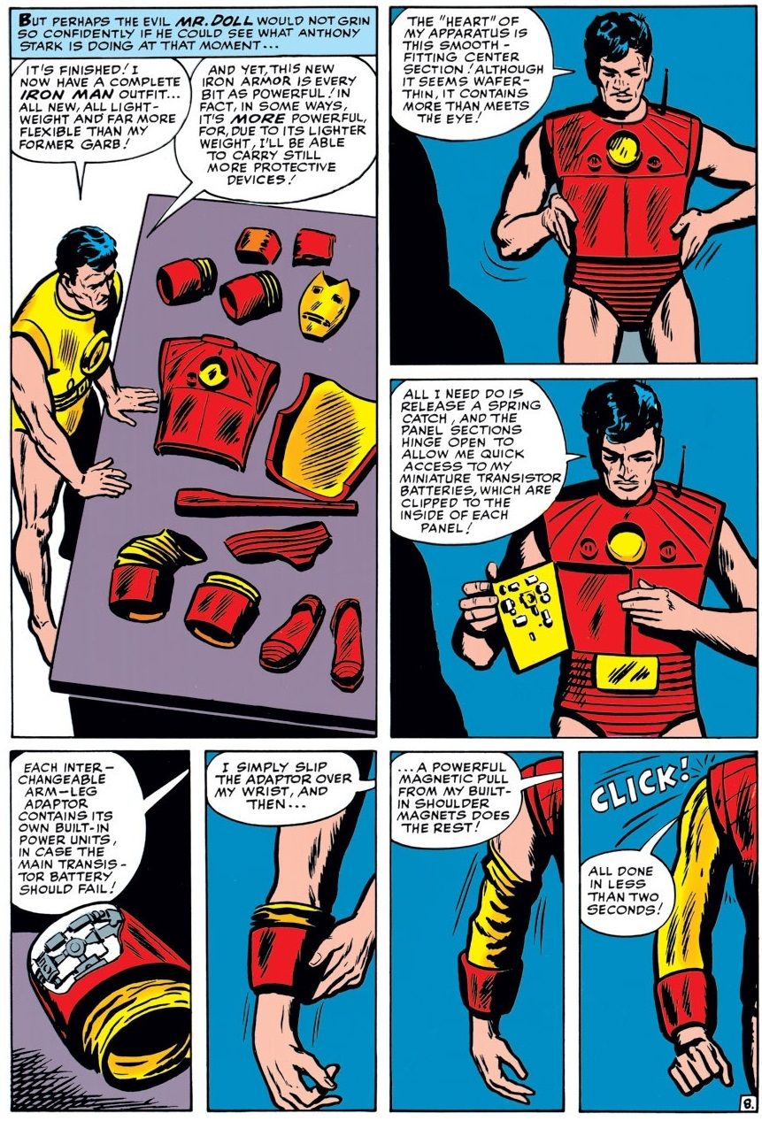Tony Stark needs a lighter armor