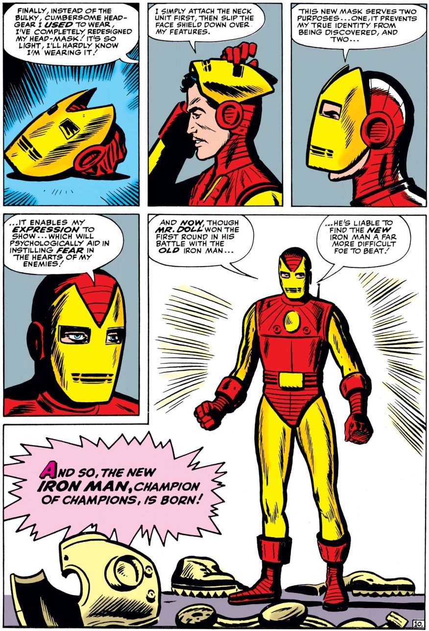Iron Man's new armor debuted