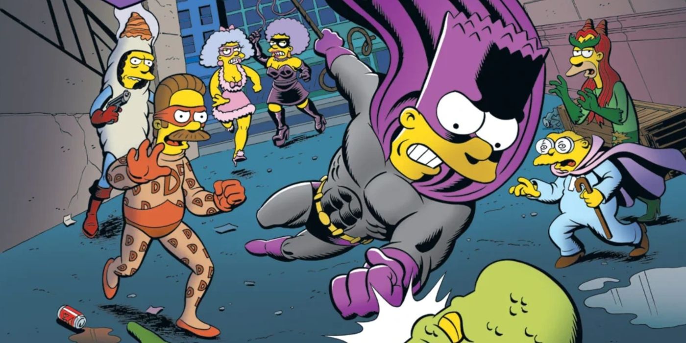 The Simpsons Once Turned Bart and Mr. Burns Into Batman