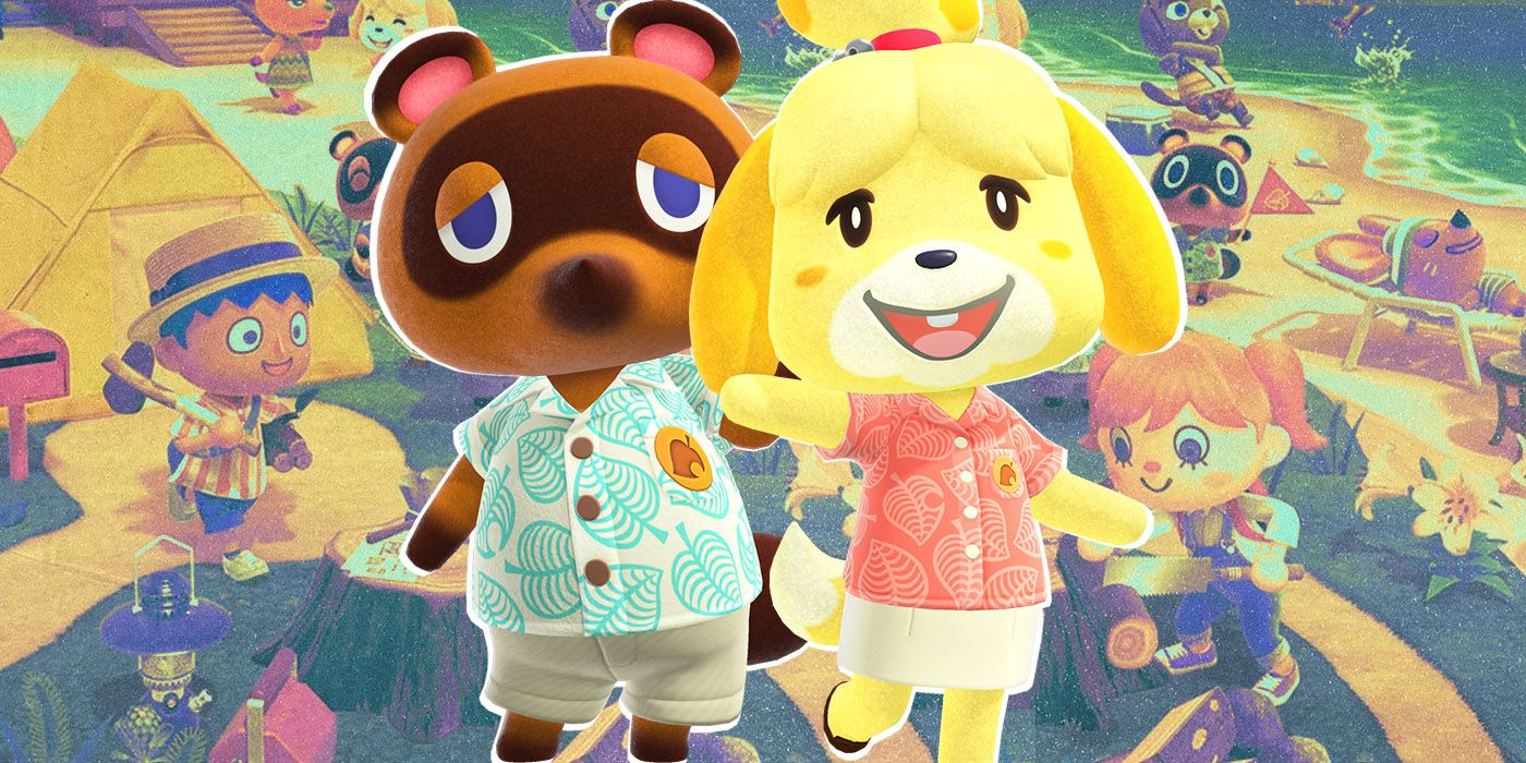 Tom Nook and Isabelle Animal Crossing