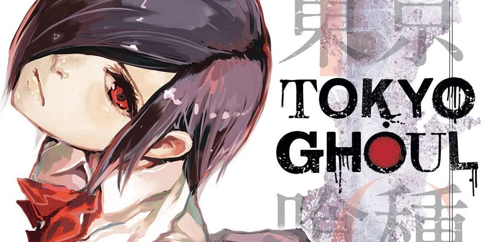 Touka Kirishima olha para o leitor em Tokyo Ghoul