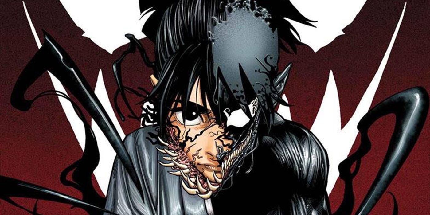 Kid Venom on the cover of Kid Venom: Origins #1.