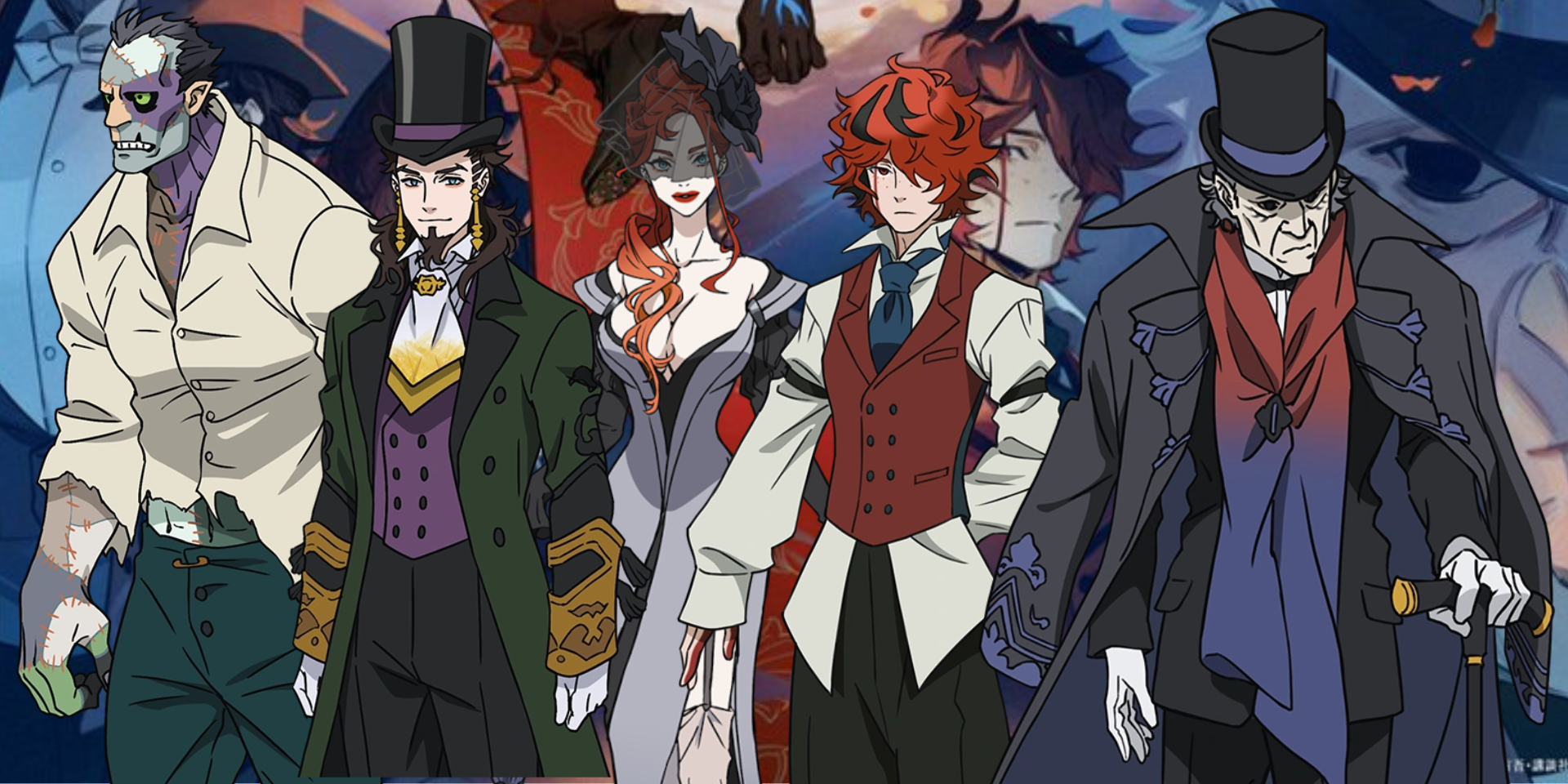 Who are the members of the Banquet in Undead Girl Murder Farce